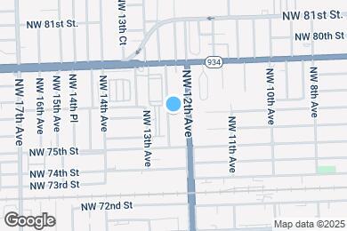 Map image of the property - 7573 NW 12th Ct