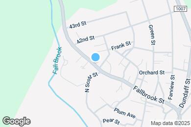 Map image of the property - 156 Fallbrook St