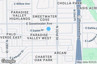 Map image of the property - 12807 N 31st St