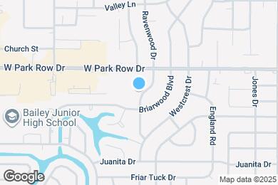 Map image of the property - 1602 Ravenwood Dr
