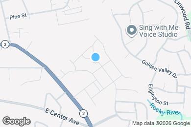Map image of the property - 165 N Cromwell Dr