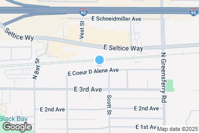 Map image of the property - 1625 E Coeur D Alene Ave