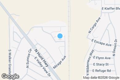 Map image of the property - 6112 E Paradise Ln