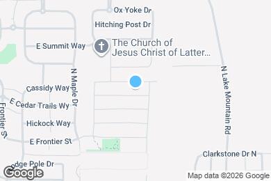 Map image of the property - 2409 E Wild Horse Way