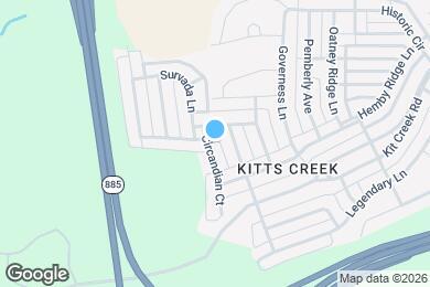 Map image of the property - 1105 Circandian Ct