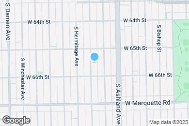 Map image of the property - 6531 S Paulina St