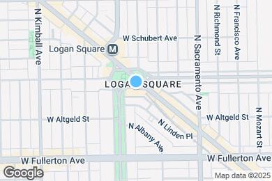 Map image of the property - 3131 W Logan Blvd