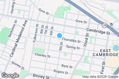 Map image of the property - 126 Thorndike St