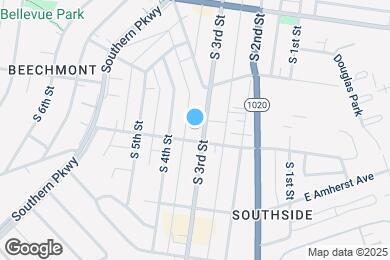 Map image of the property - 4818 S 3rd St