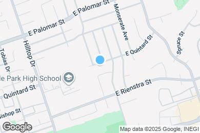 Map image of the property - 122 E Quintard St