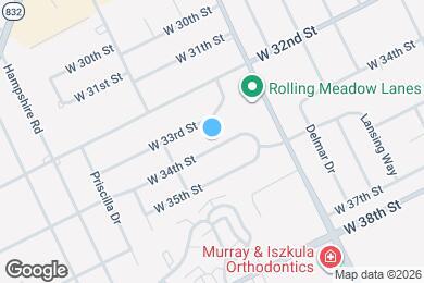 Map image of the property - 2734 W 34th Street