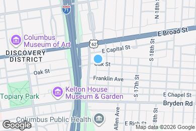 Map image of the property - 737 Oak St