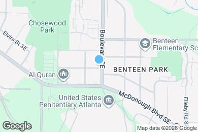 Map image of the property - 1431 Boulevard SE