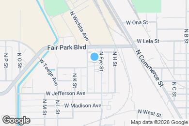 Map image of the property - 613 N Eye St