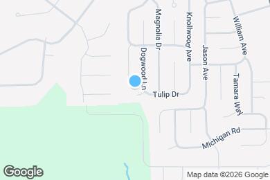 Map image of the property - 1582 Tulip Ct