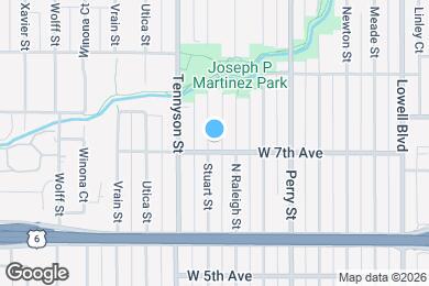 Map image of the property - 710 Stuart St