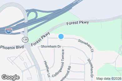 Map image of the property - 1358 Stoneham Ct