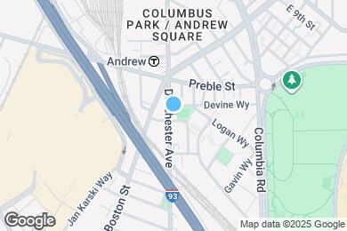 Map image of the property - 634 Dorchester Ave