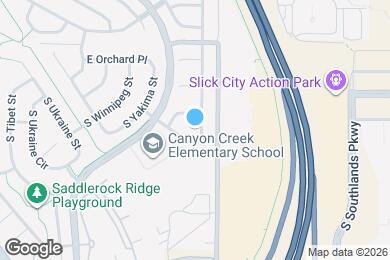 Map image of the property - 6043 S Zante Way