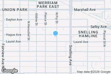 Map image of the property - 1630 Hague Ave