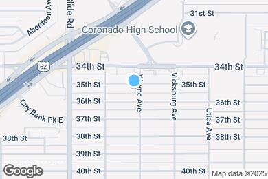 Map image of the property - 5003 35th St
