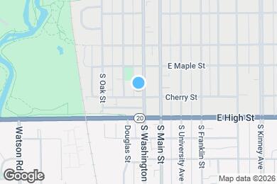 Map image of the property - 630 S Washington St