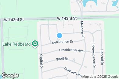 Map image of the property - 25222 Declaration Dr