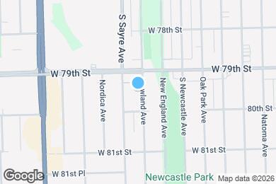 Map image of the property - 7932 Newland Ave