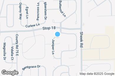 Map image of the property - 1675 Juniper Ln