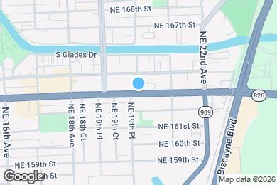 Map image of the property - 2821 NE 163rd St