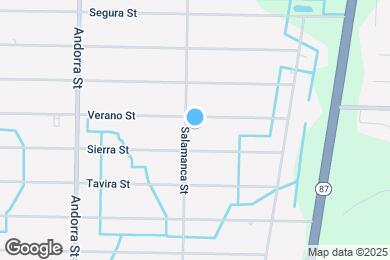 Map image of the property - 2410 Salamanca St