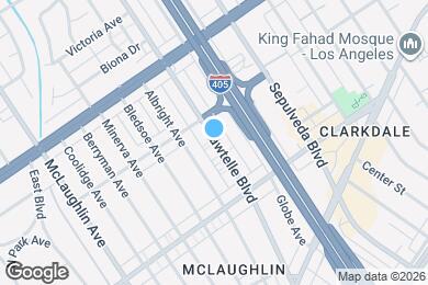 Map image of the property - 3929 Sawtelle Blvd