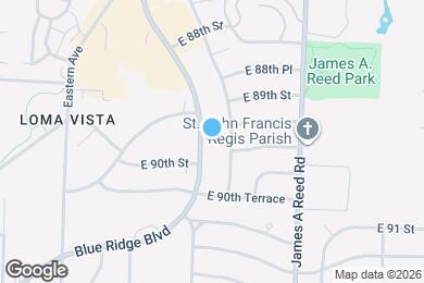 Map image of the property - 8911 Blue Ridge Blvd