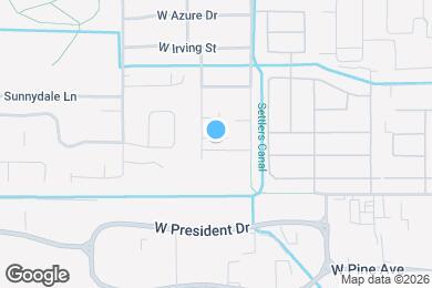Map image of the property - 11518 W Mesquite St
