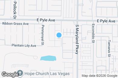 Map image of the property - 1082 Canoga Peak Ave