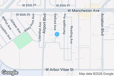 Map image of the property - 8802 Belford Ave