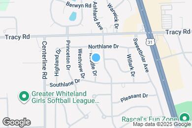 Map image of the property - 839 Middle Dr