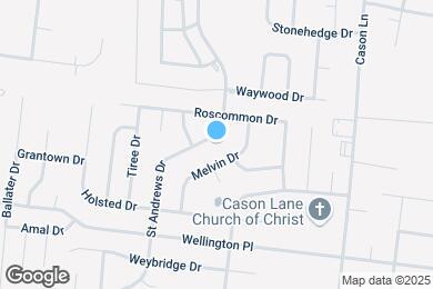 Map image of the property - 1187 St Andrews Dr