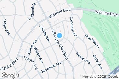 Map image of the property - 1311 S Beverly Glen Blvd