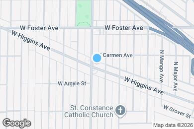 Map image of the property - 5954 W Higgins Ave