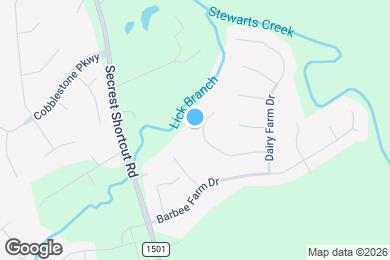 Map image of the property - 941 Milkwood Ln