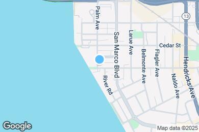 Map image of the property - 1569 Palm Ave