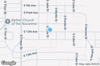 Map image of the property - 3908 E 12th Ave