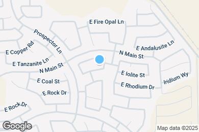 Map image of the property - 4678 E Sodalite St