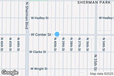 Map image of the property - 2668 N 40th St