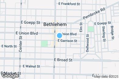 Map image of the property - 315 E Garrison St