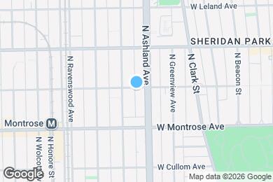 Map image of the property - 1605 W Sunnyside Ave