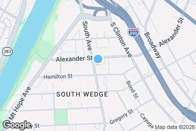 Map image of the property - 522 South Ave