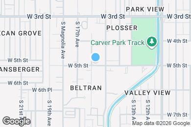 Map image of the property - 495 S 16th Ave