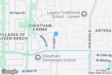 Map image of the property - 8217 S 45th Ln